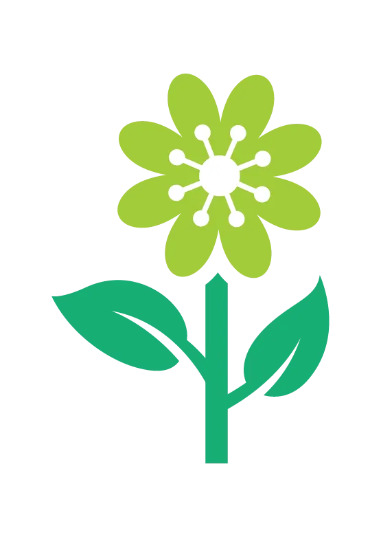 Flower icon representing garden care and service reminders